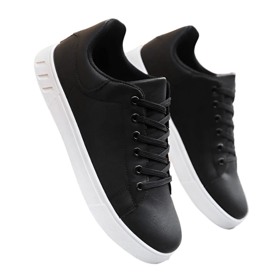 Mænds Sneakers i Læder Stilfuld