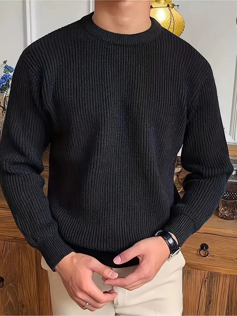 Herre Striktrøje Casual Afslappet Stil