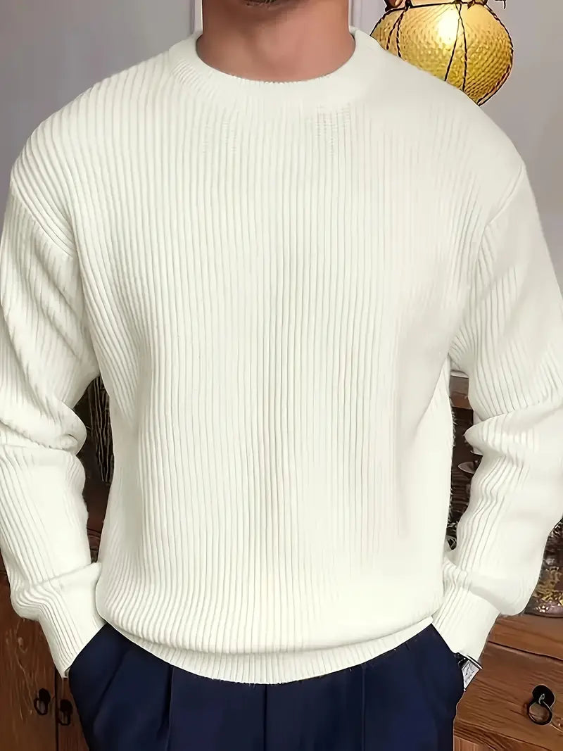 Herre Striktrøje Casual Afslappet Stil