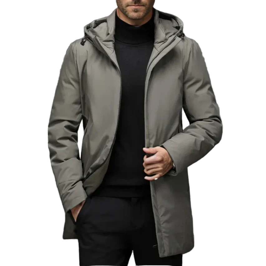 Herre Vinterparka Vindtæt Design