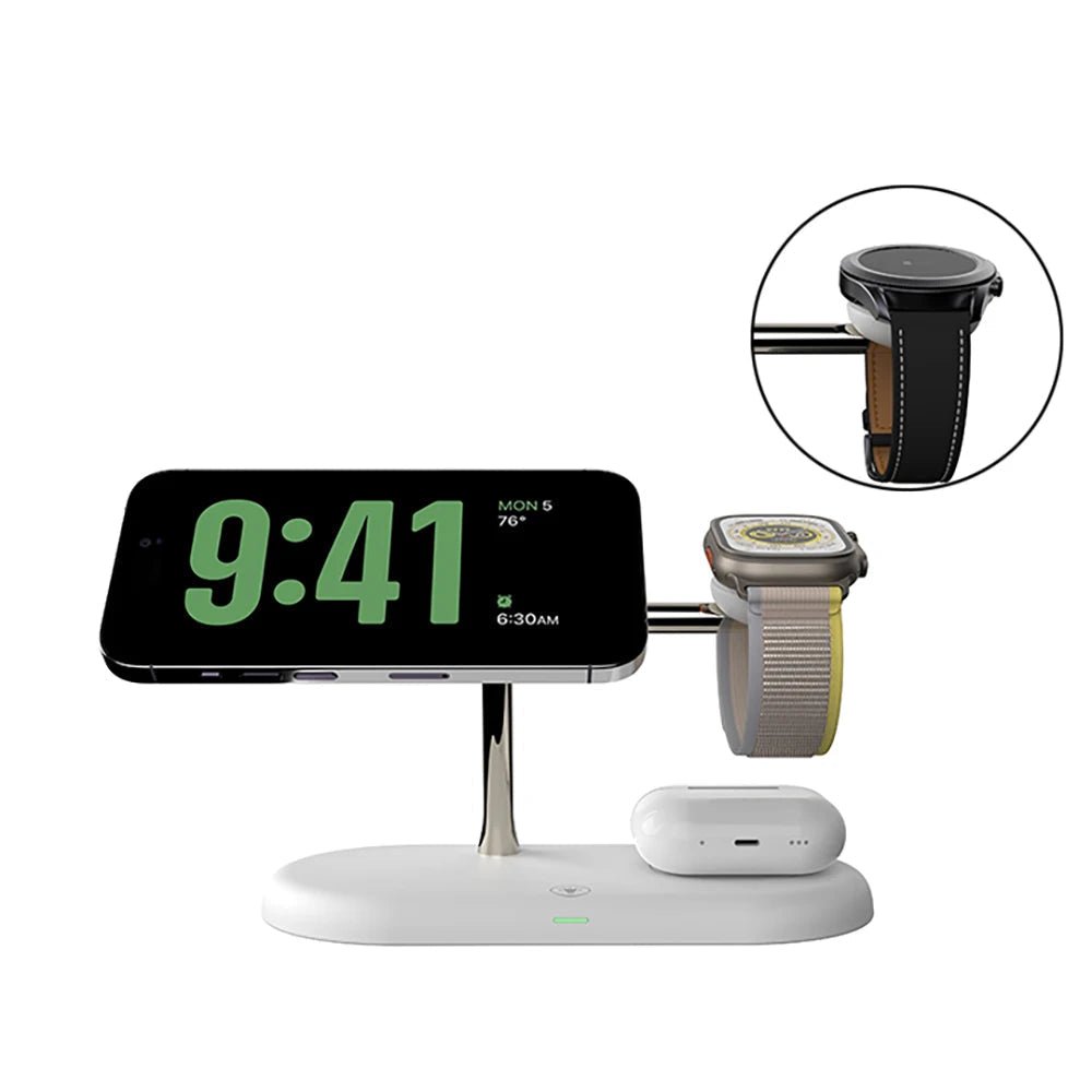 MagSafe 3-i-1 Oplader til iPhone, Apple Watch og AirPods