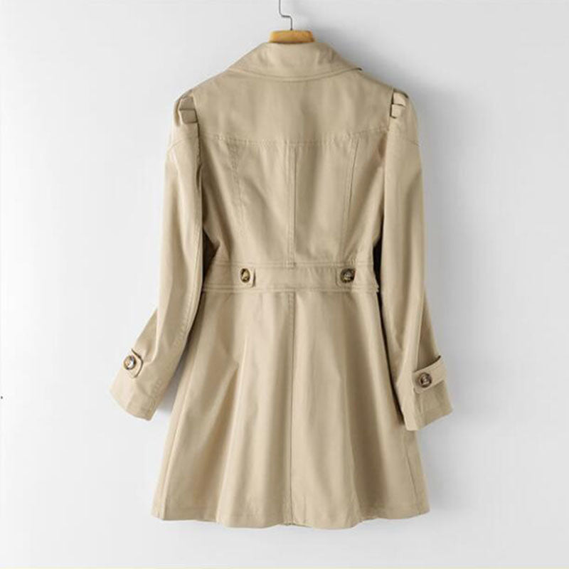 Freya Trench Kvinde Mid-Length – Elegant Snit, Letvægtsstof & Alsidig Chic Stil