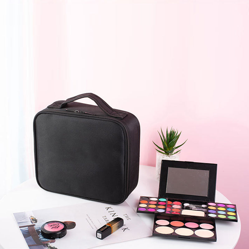 Makeup Opbevaringsboks med Justerbare Rum