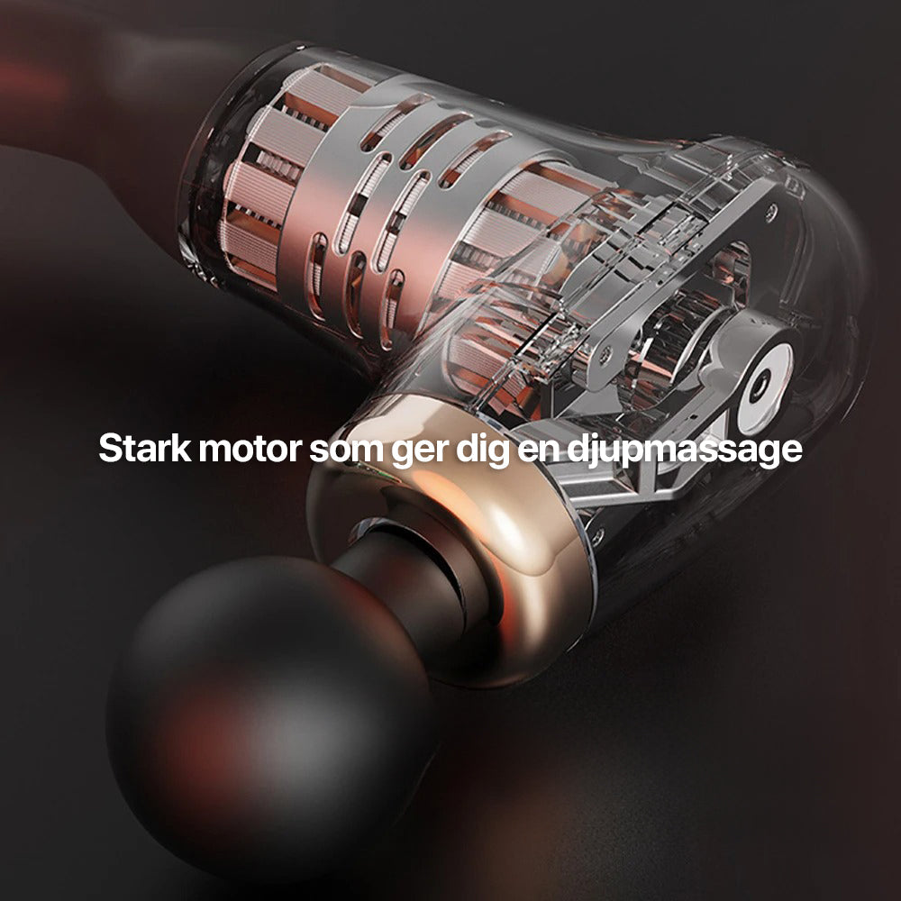 Massagepistol til Selvmassage med Langt Håndtag