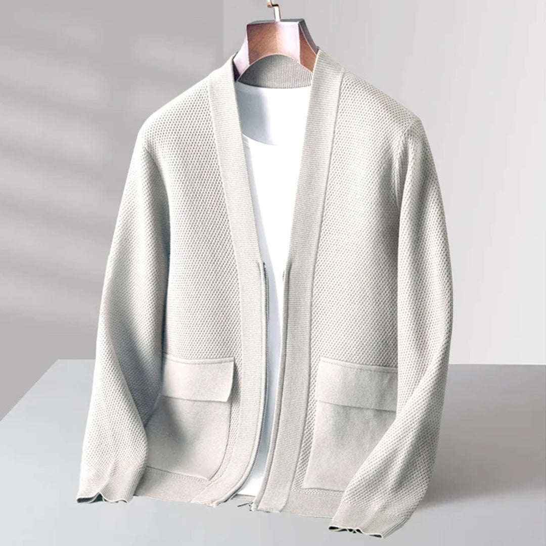 Herre Knitted Cardigan Classic Style