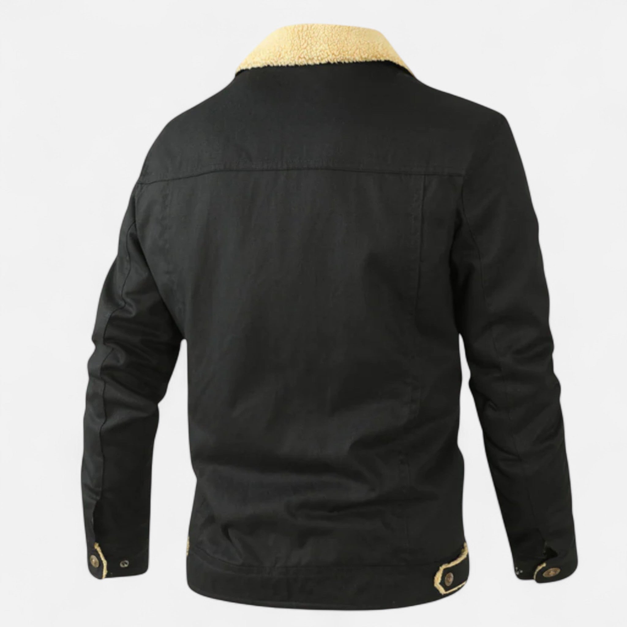 Herre Bomberjakke – Klassisk Aviator – Sherpa Krave – Vinter Casual