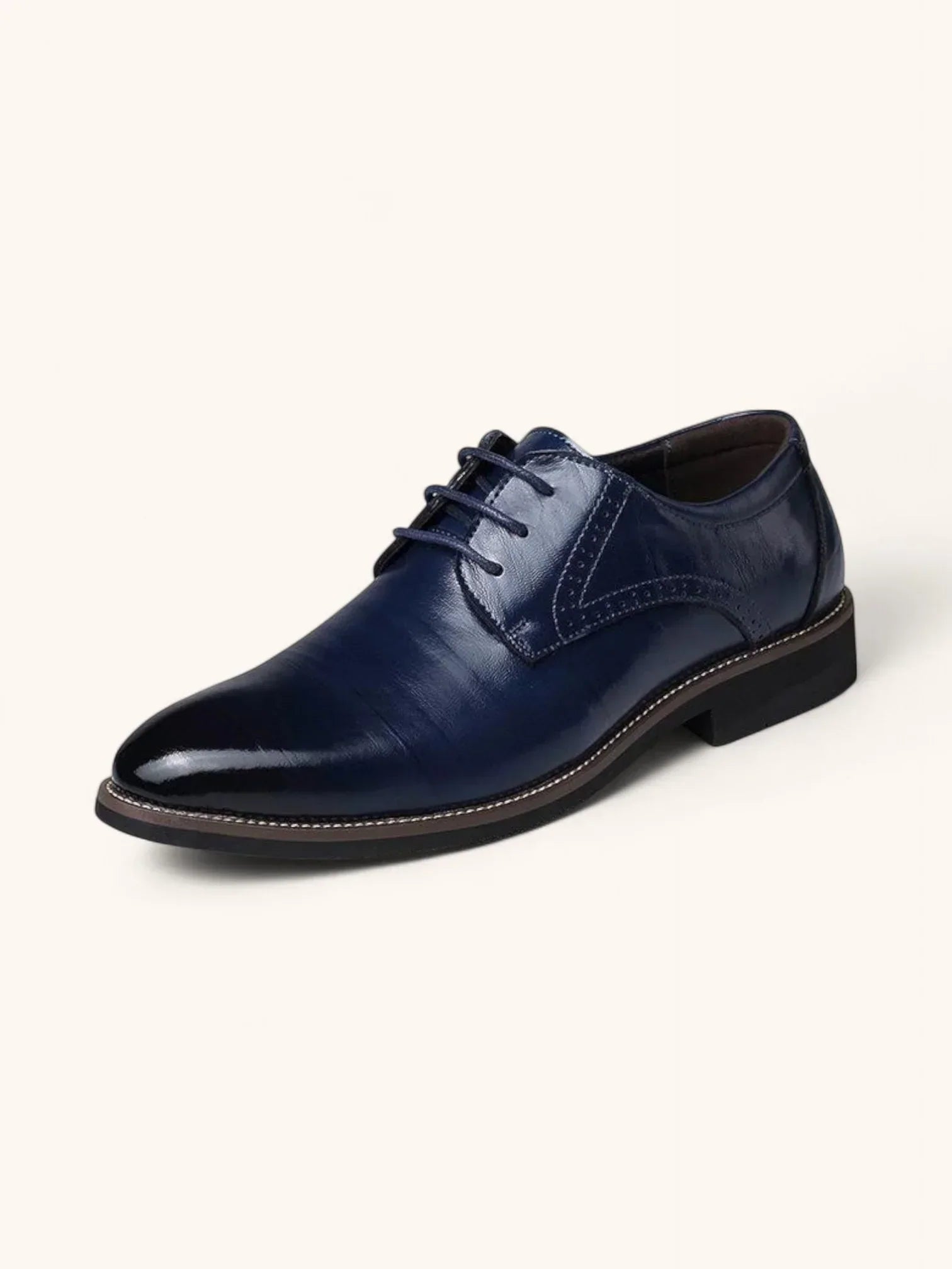 Herre Brogue Oxford Dress Sko – Klassisk Formelt Elegance