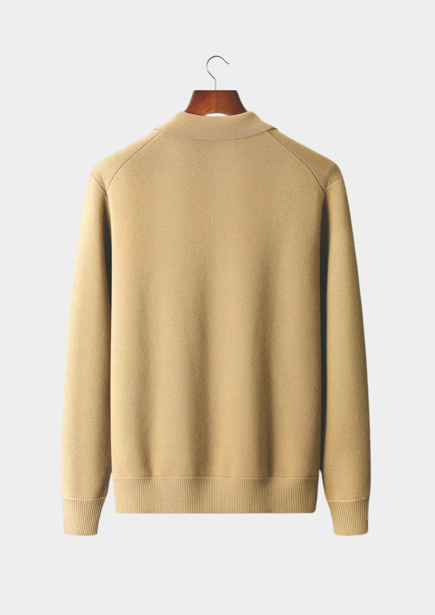 Herre Button-Up Cardigan med Lommer – Raffineret Hverdagsoverdel