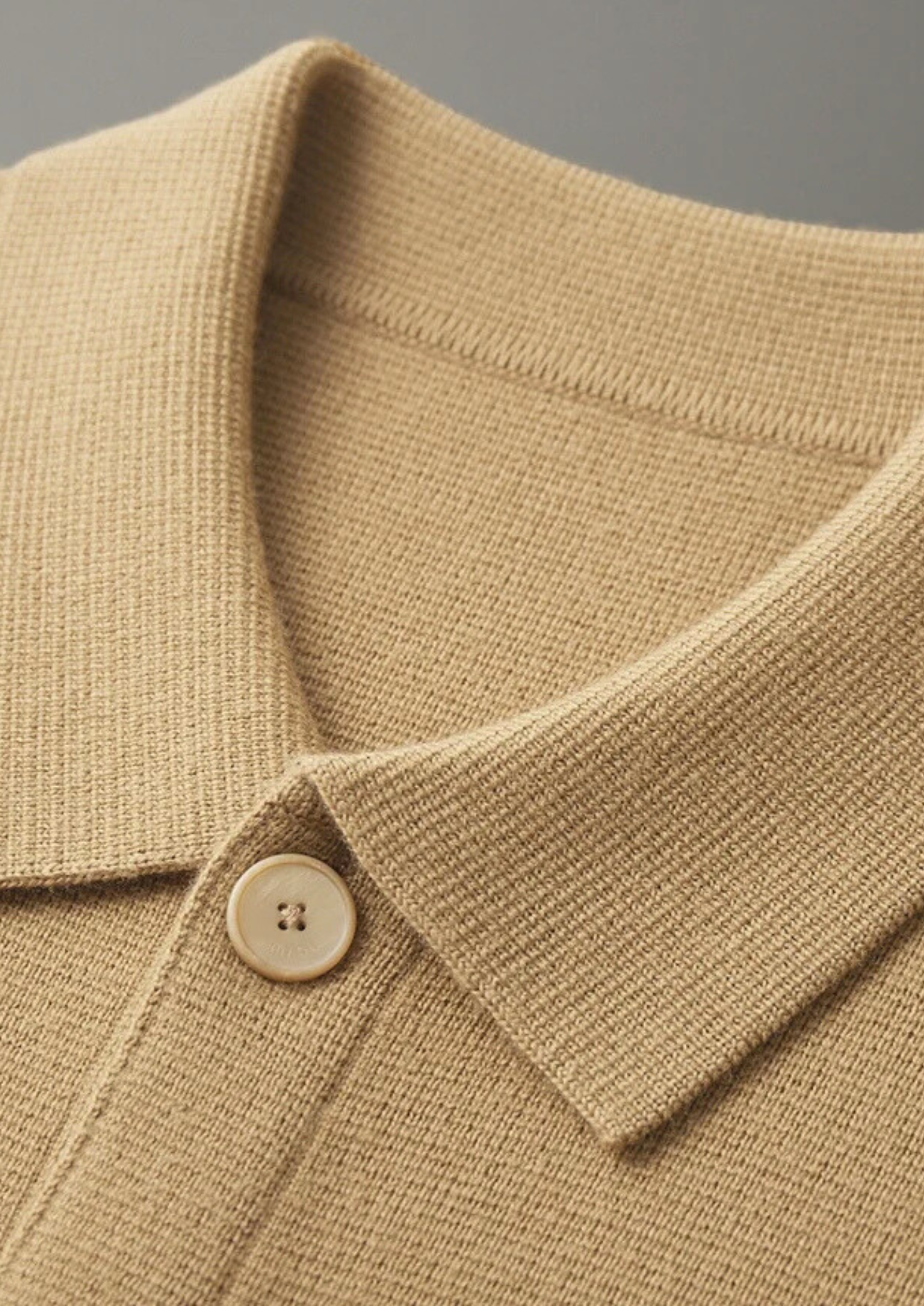 Herre Button-Up Cardigan med Lommer – Raffineret Hverdagsoverdel