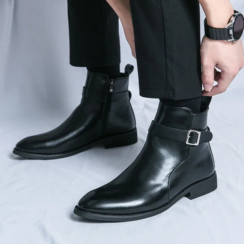 Herre Chelsea Støvler – Klassisk Slip-On Stil med Daglig Komfort