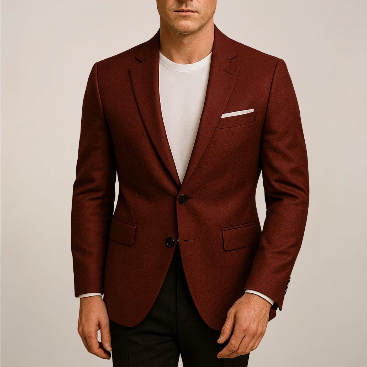 Herres klassiske skræddersyede blazer – Tidløs elegance til hverdag