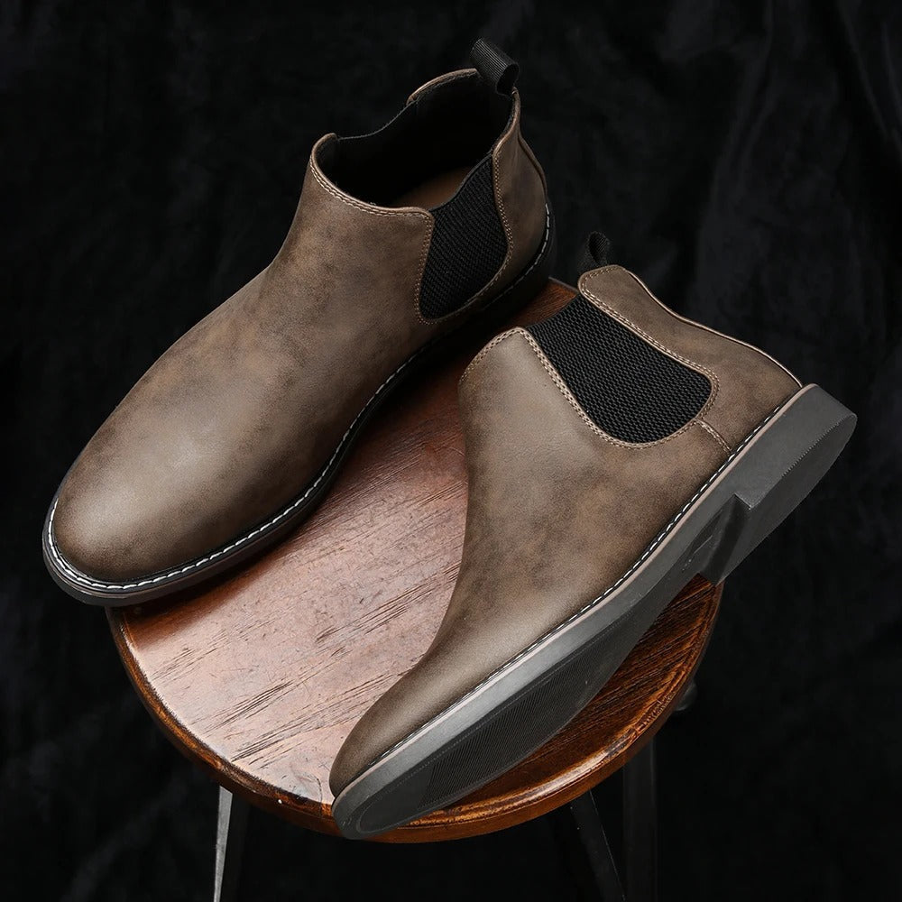 Herre Dress Chelsea Støvler med Slanke Elastiske Sider – Smart Casual