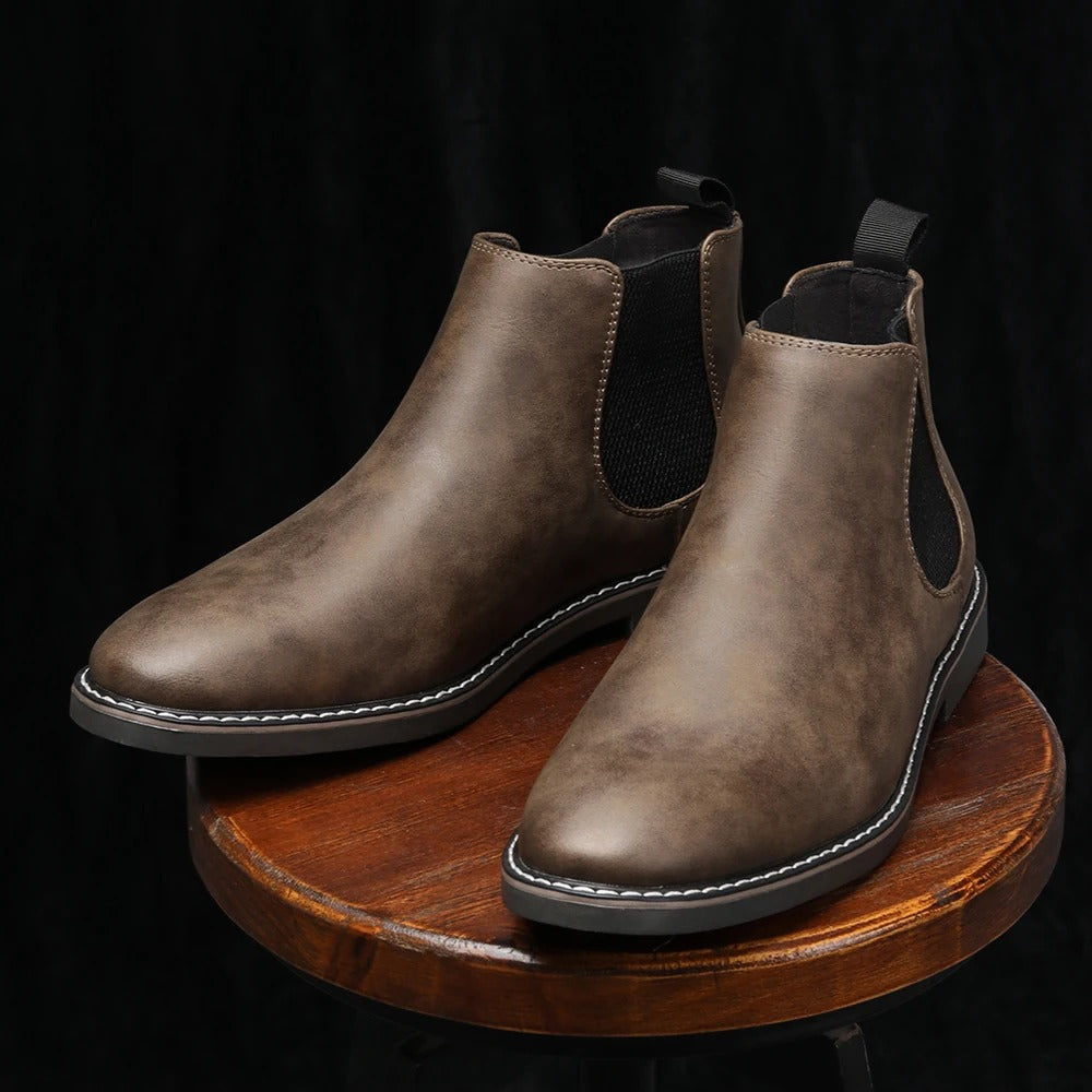 Herre Dress Chelsea Støvler med Slanke Elastiske Sider – Smart Casual
