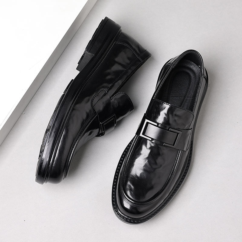 Herresko – Slip-On – Rund Tå – Poleret Finish