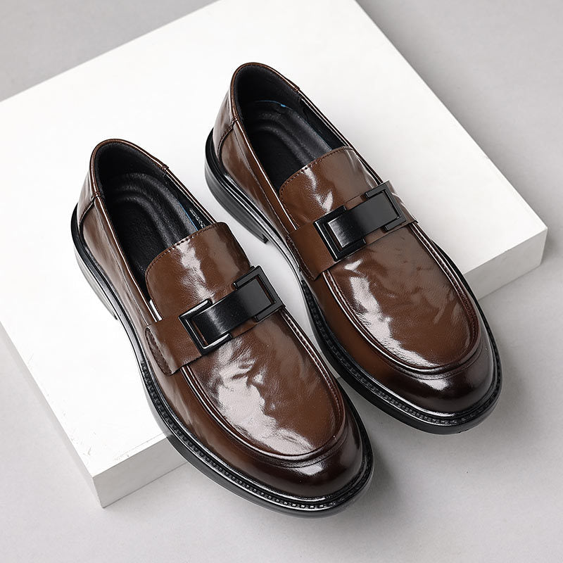 Herresko – Slip-On – Rund Tå – Poleret Finish