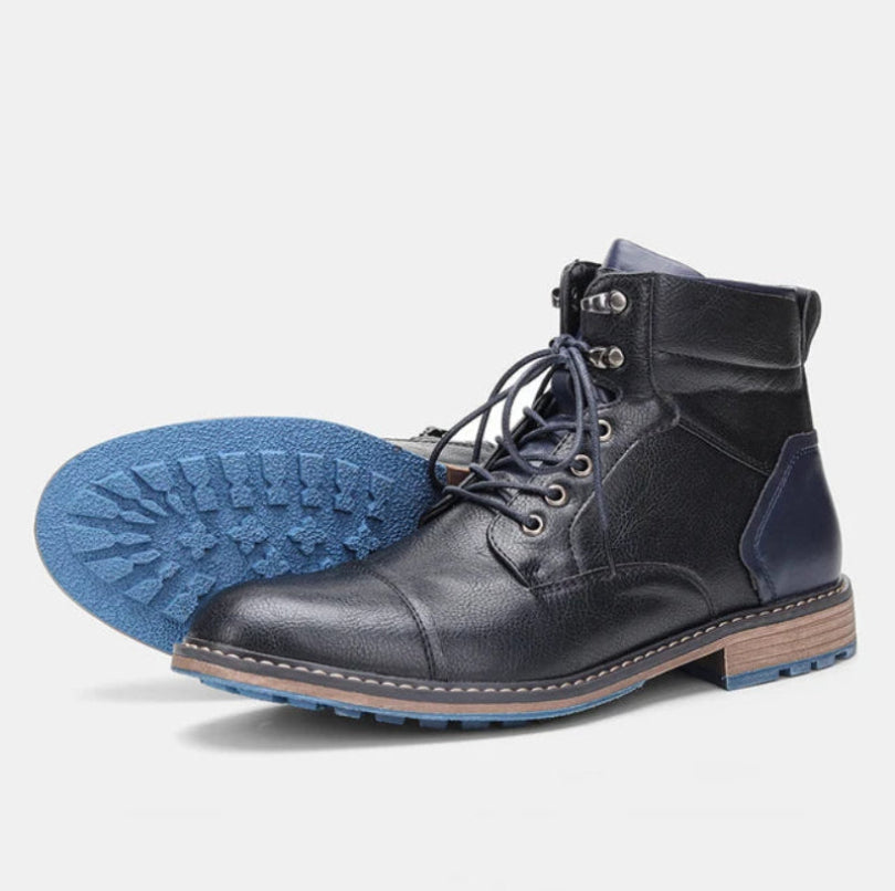 Herresko med snørebånd – Cap Toe, Vinter Lug Sål