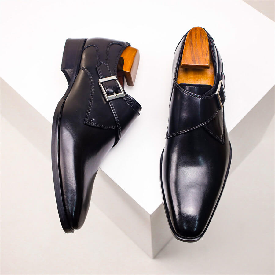 Herre Monk Strap Sko – Klassisk Spænde Detalje