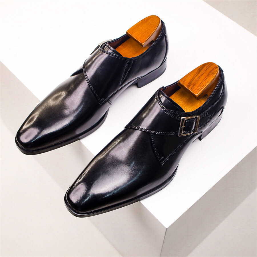 Herre Monk Strap Sko – Klassisk Spænde Detalje