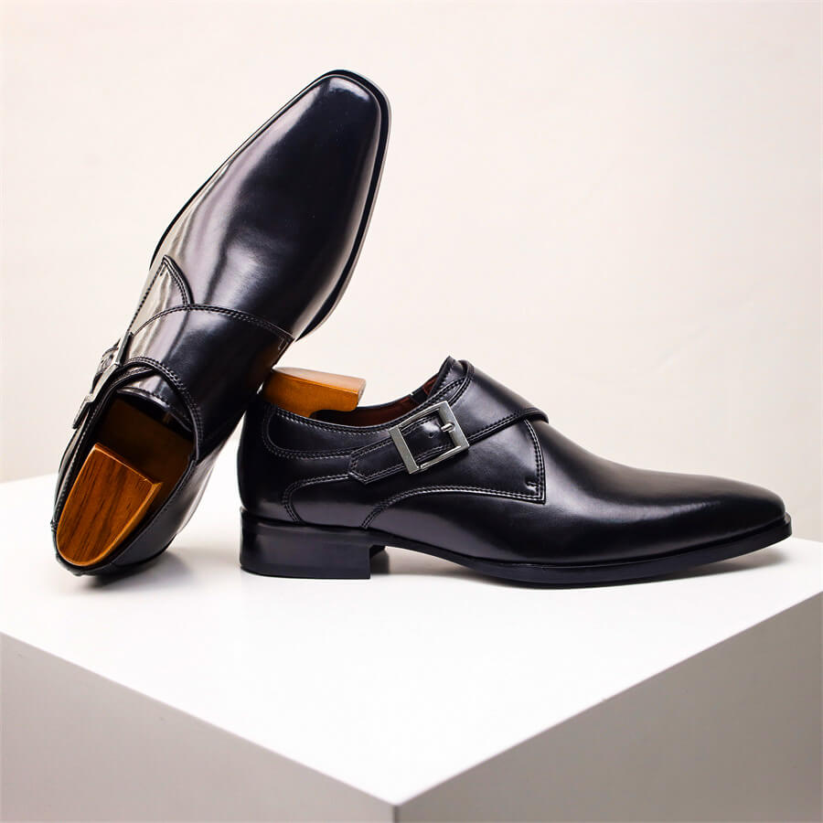 Herre Monk Strap Sko – Klassisk Spænde Detalje