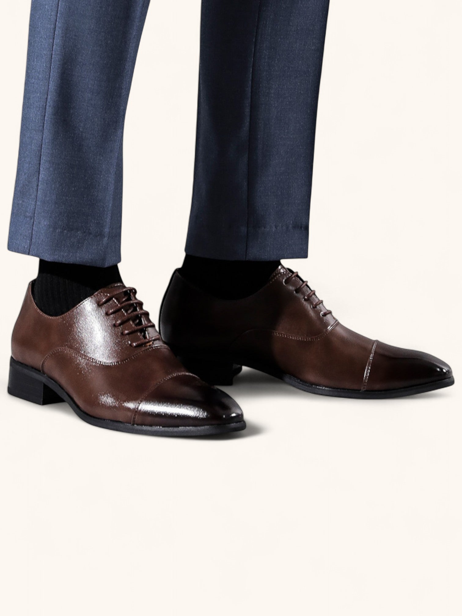 Herre Oxford Dress Shoes – Klassisk Formelt og Forretningsstil