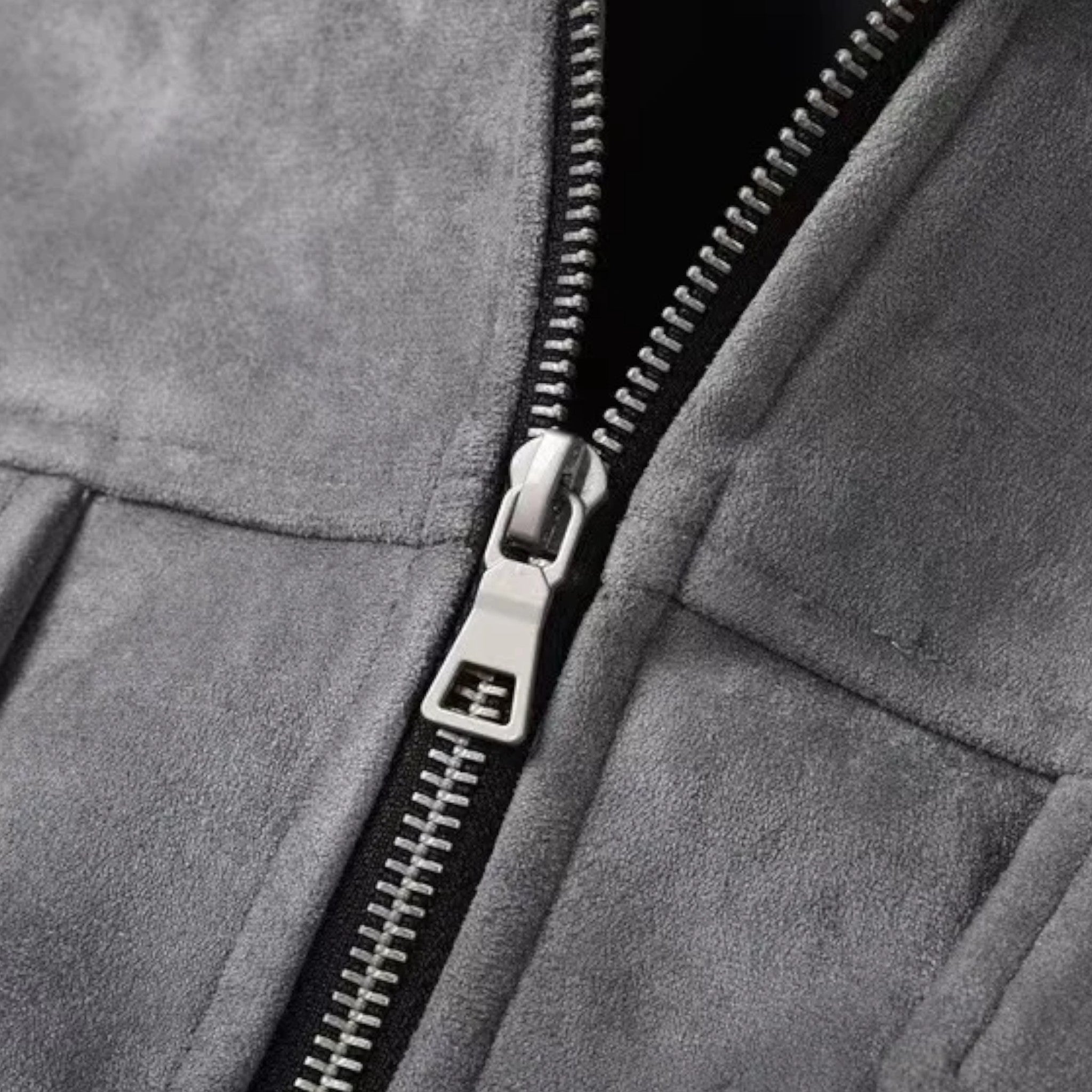 Herres afslappede zip-jakke – Utility-lomme design til hverdag