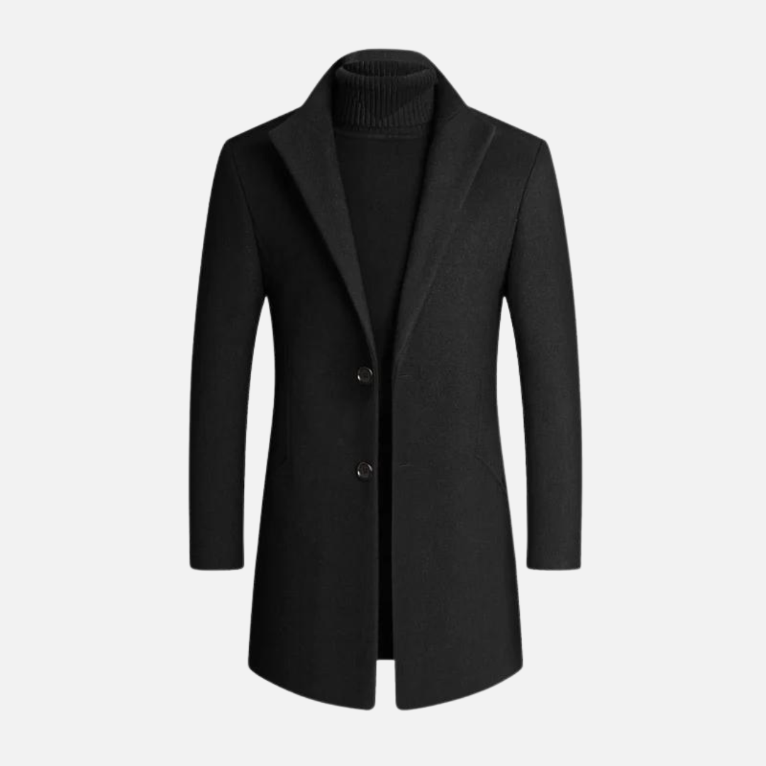 Herre skræddersyet frakke med notch lapels – Smart Casual og Formelt