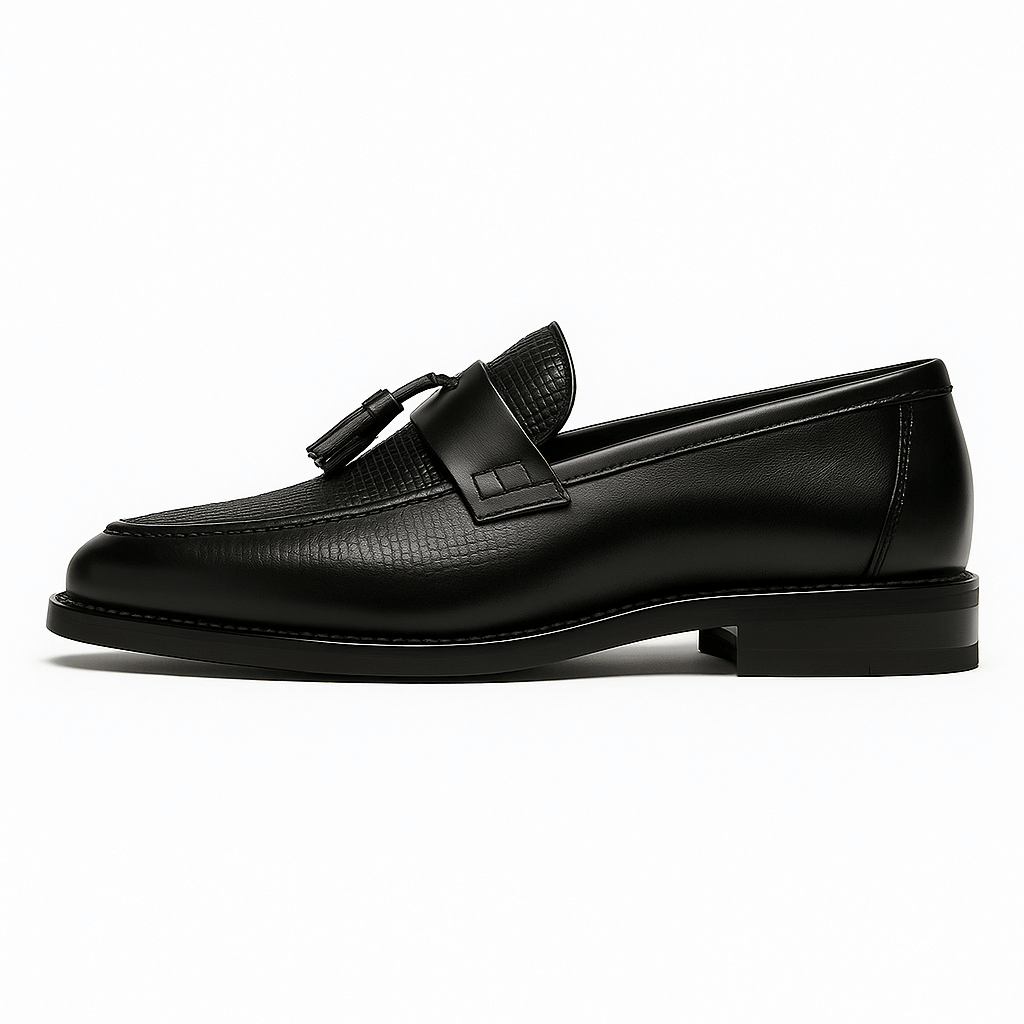 Mænds Vævede Frynse Loafers – Klassisk Slip-On Elegance