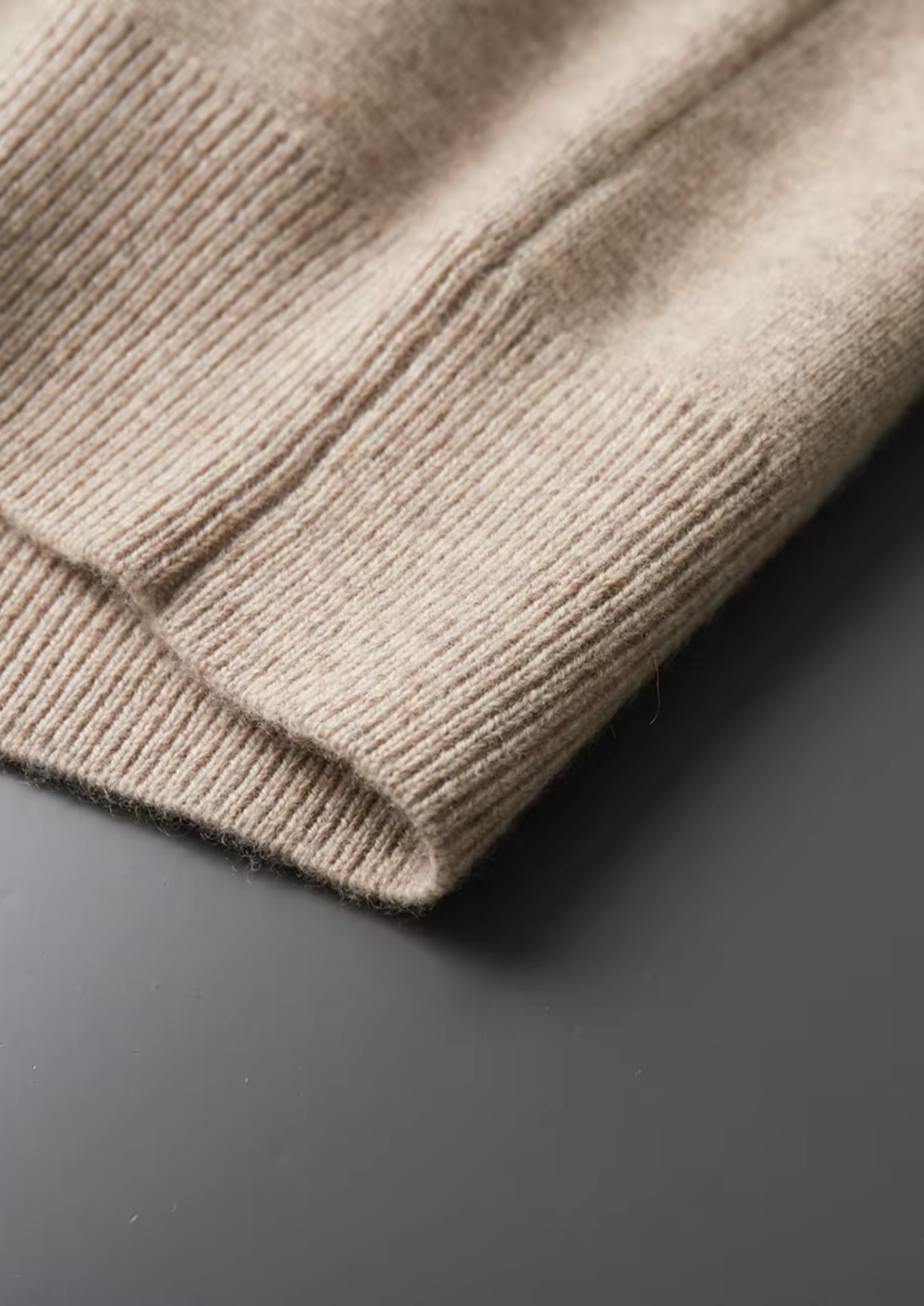Herre Zip-Up Cardigan Sweater med Krave – All-Sæson Smart Casual Lag