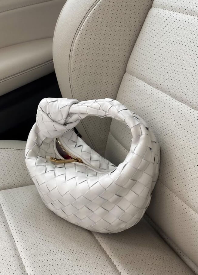 Mini Håndtaske Vævet Stil