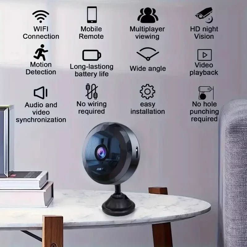 Mini Kamera WiFi til Diskret Overvågning med 1080P HD Opløsning