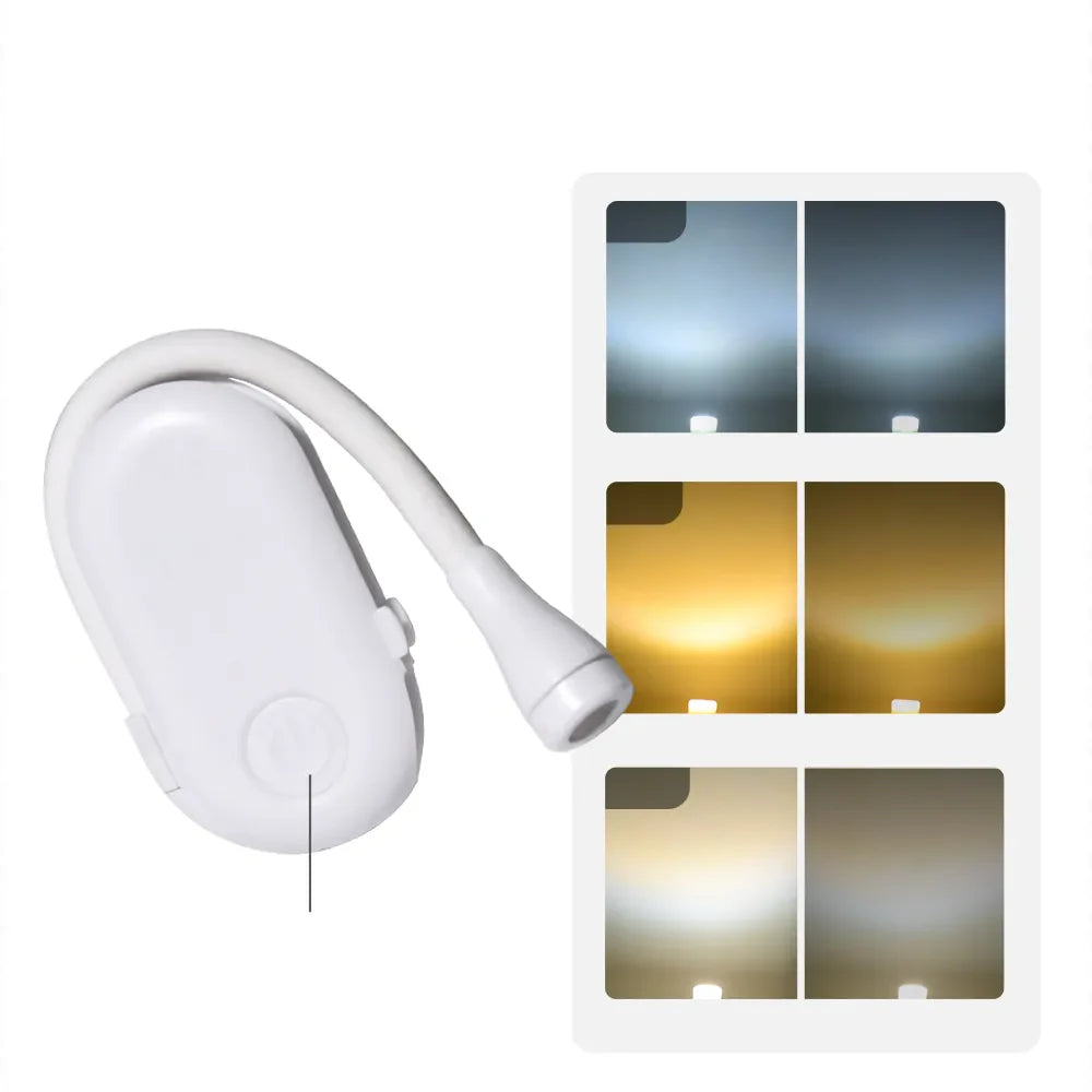 Mini Læselampe Clip-On LED