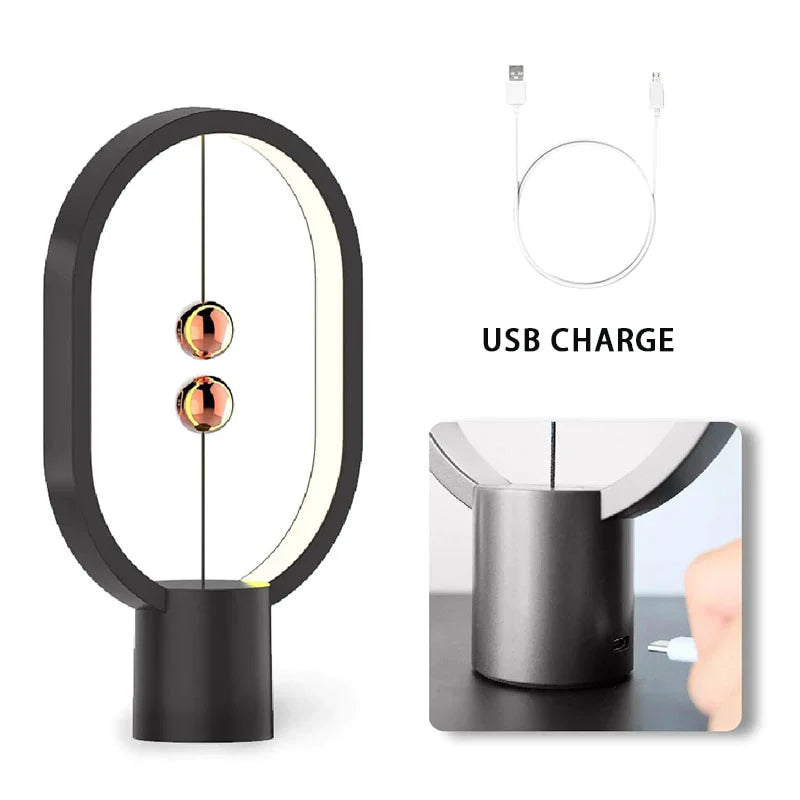 Mini Natlampe med Magnetisk Kontrol