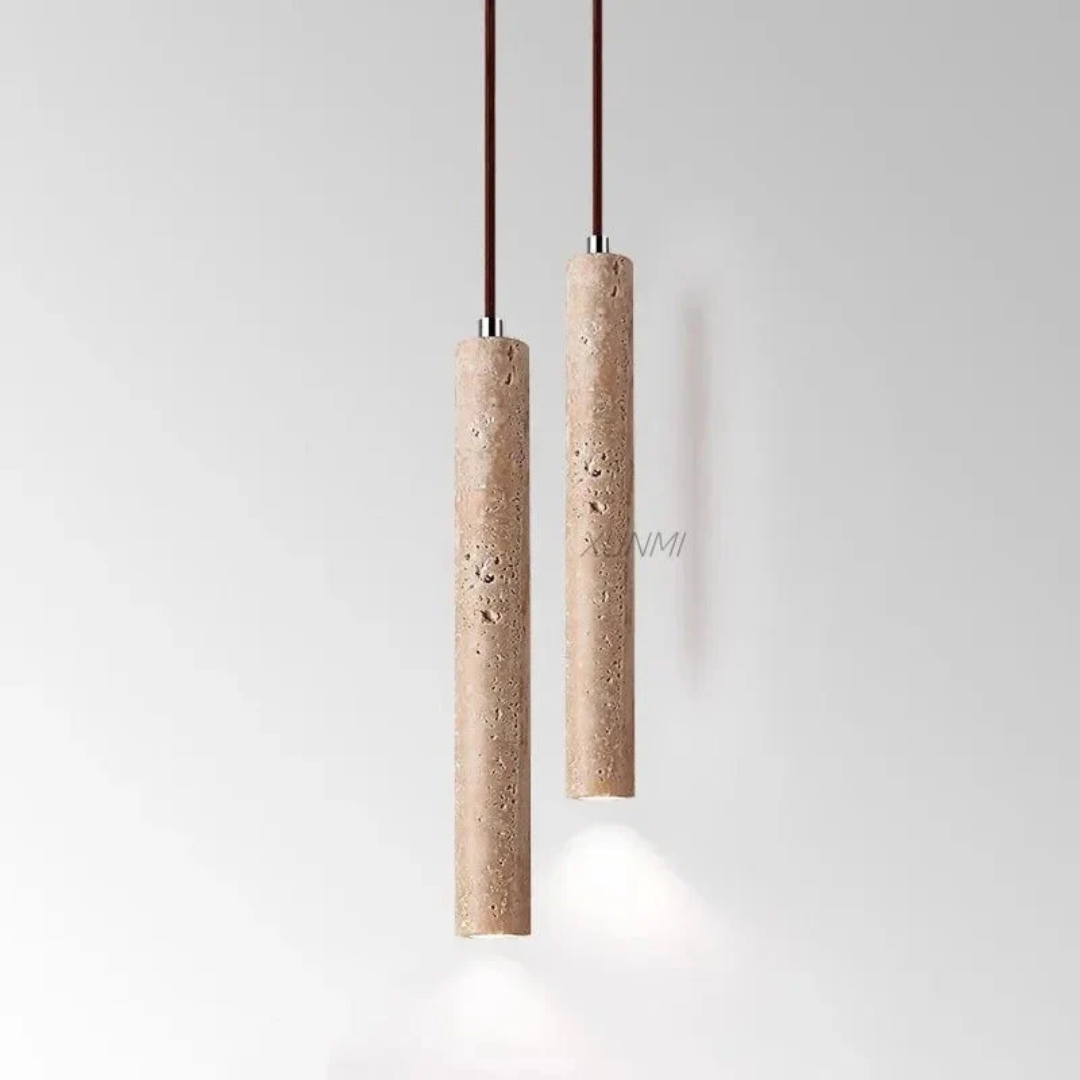 Minimalistisk LED-lysekrone i Wabi-Sabi Stil