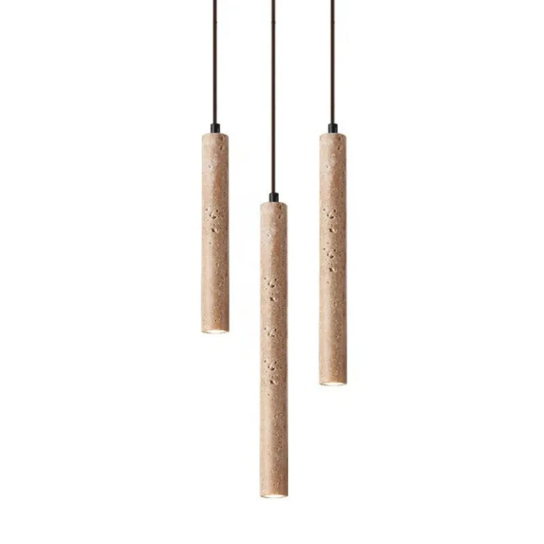 Minimalistisk LED-lysekrone i Wabi-Sabi Stil