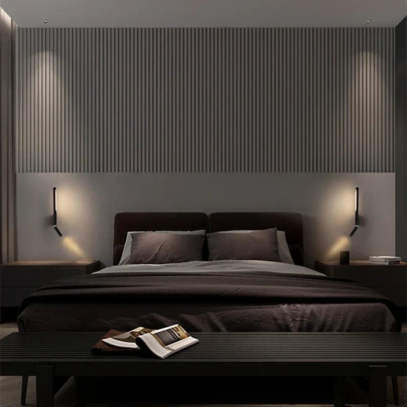 Minimalistisk Væglampe med Varmhvid LED Belysning