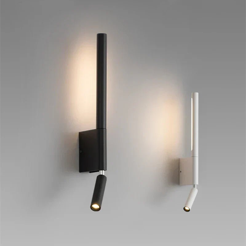 Minimalistisk Væglampe med Varmhvid LED Belysning