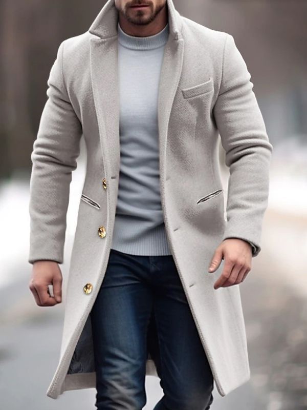 Jordan Herrejakke – Elegant Jakke med Moderne Knapper til Alsidig Stil
