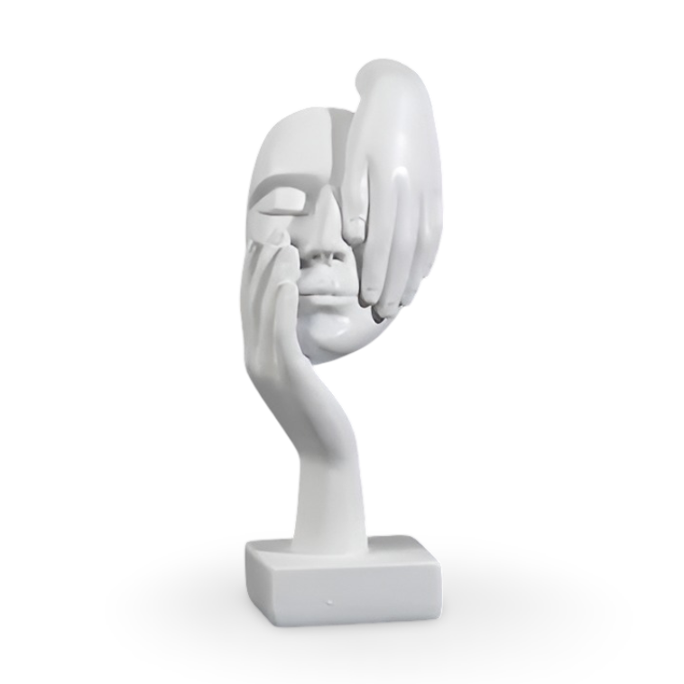 Moderne Abstrakt Tænker Skulptur - Kunstnerisk Indretning Til Dit Hjem