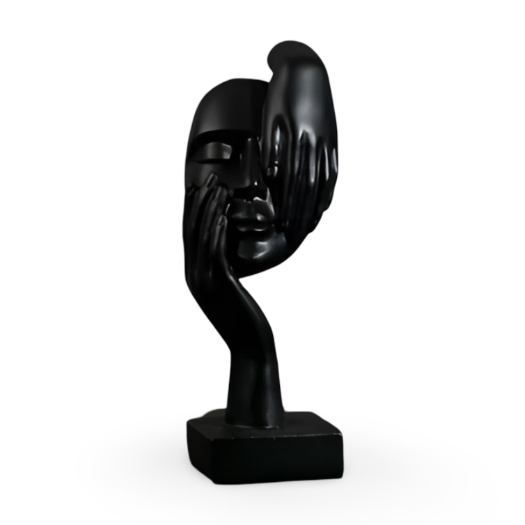 Moderne Abstrakt Tænker Skulptur - Kunstnerisk Indretning Til Dit Hjem