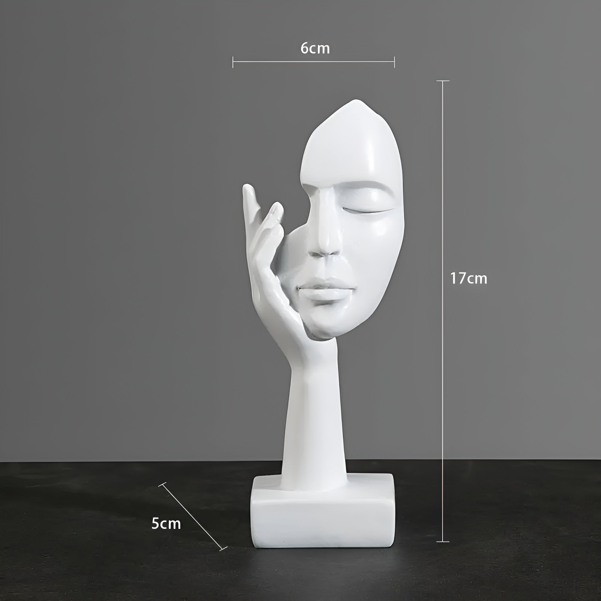 Moderne Abstrakt Tænker Skulptur - Kunstnerisk Indretning Til Dit Hjem