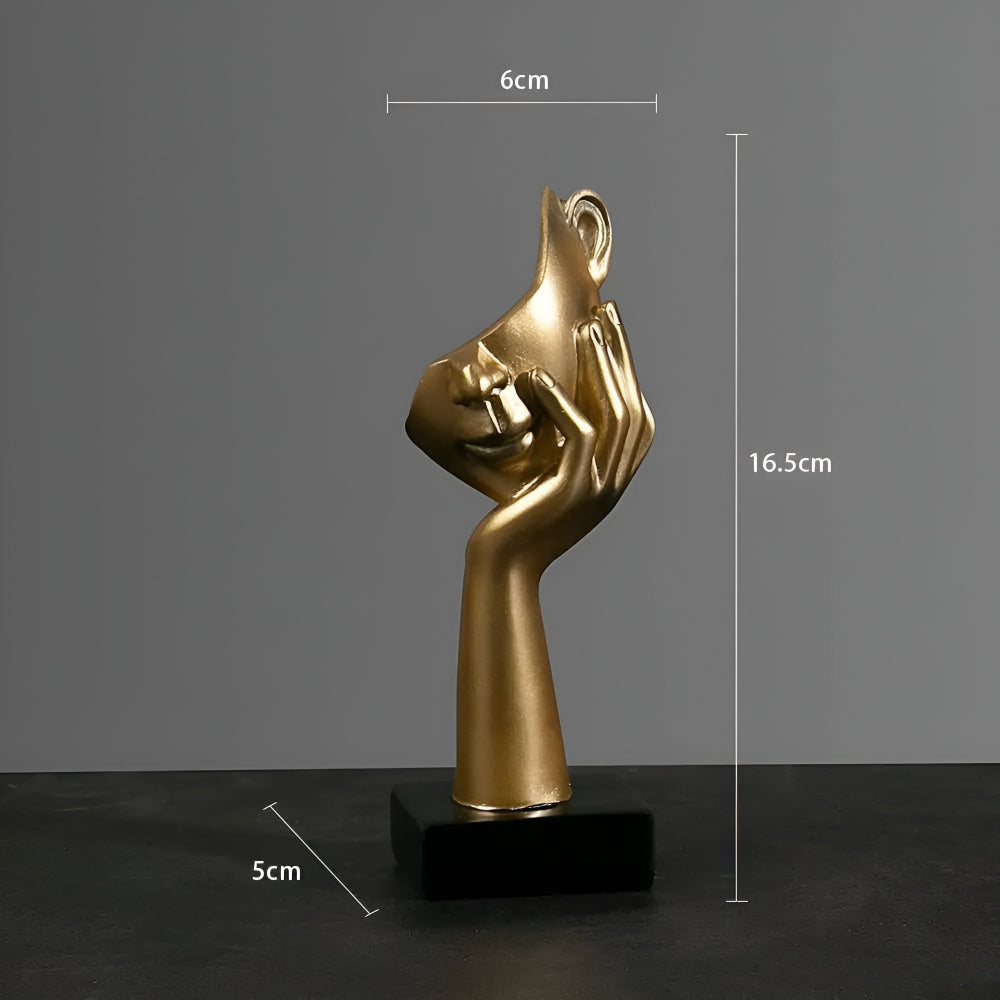 Moderne Abstrakt Tænker Skulptur - Kunstnerisk Indretning Til Dit Hjem