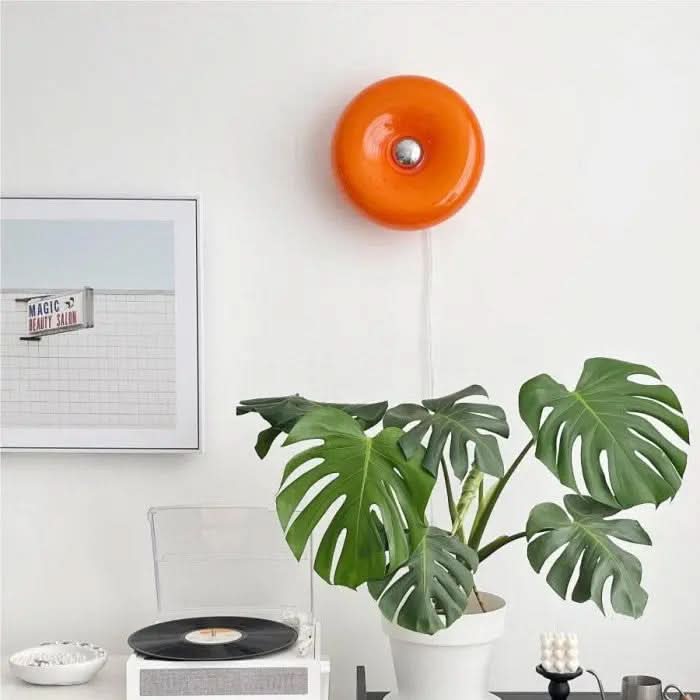 Moderne Bordlampe Donut Design
