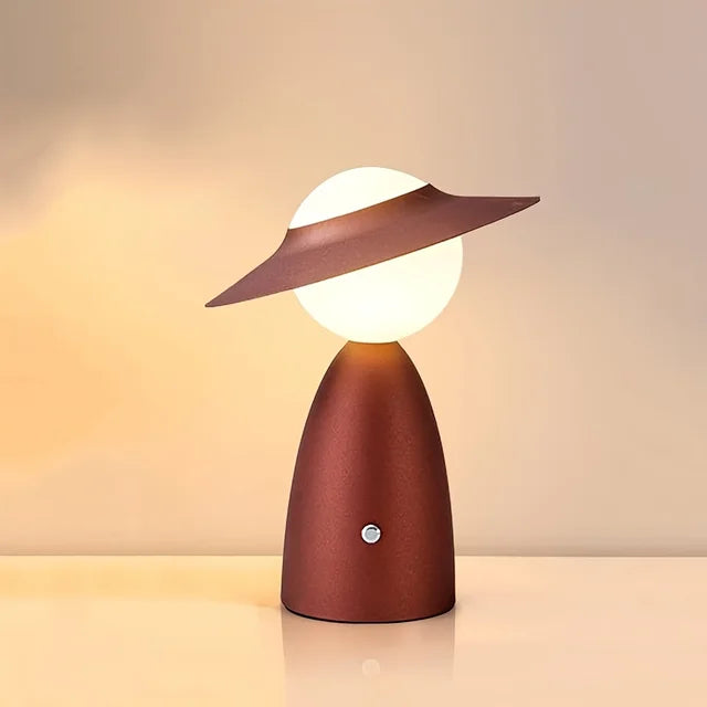 Moderne Bordlampe USB Genopladelig Med Berøringsdæmper