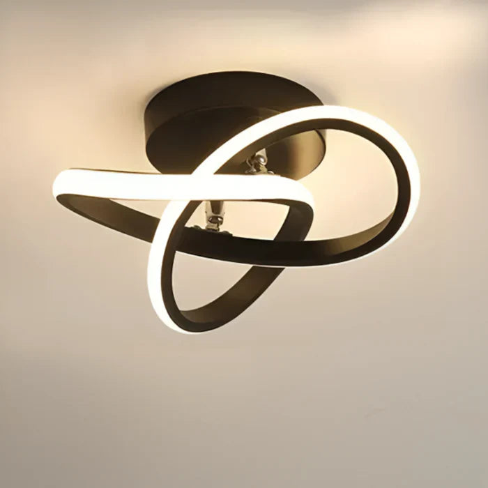 Moderne Loftslampe med Dobbeltring Design