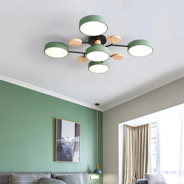 Moderne Loftslampe med Justerbare Arme til Stue og Soveværelse