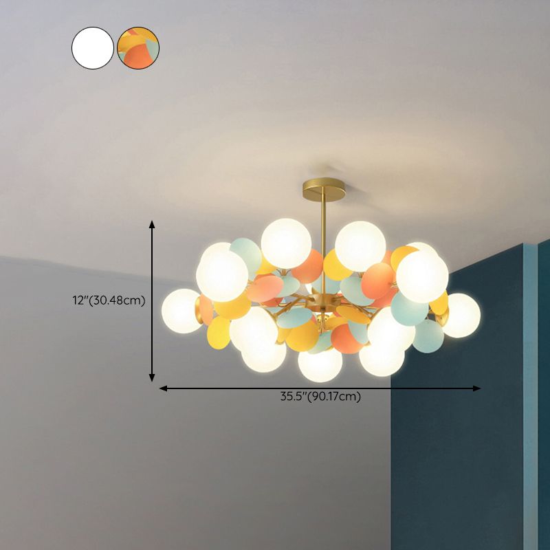 Moderne Pendel Loftslampe med 9 Lys