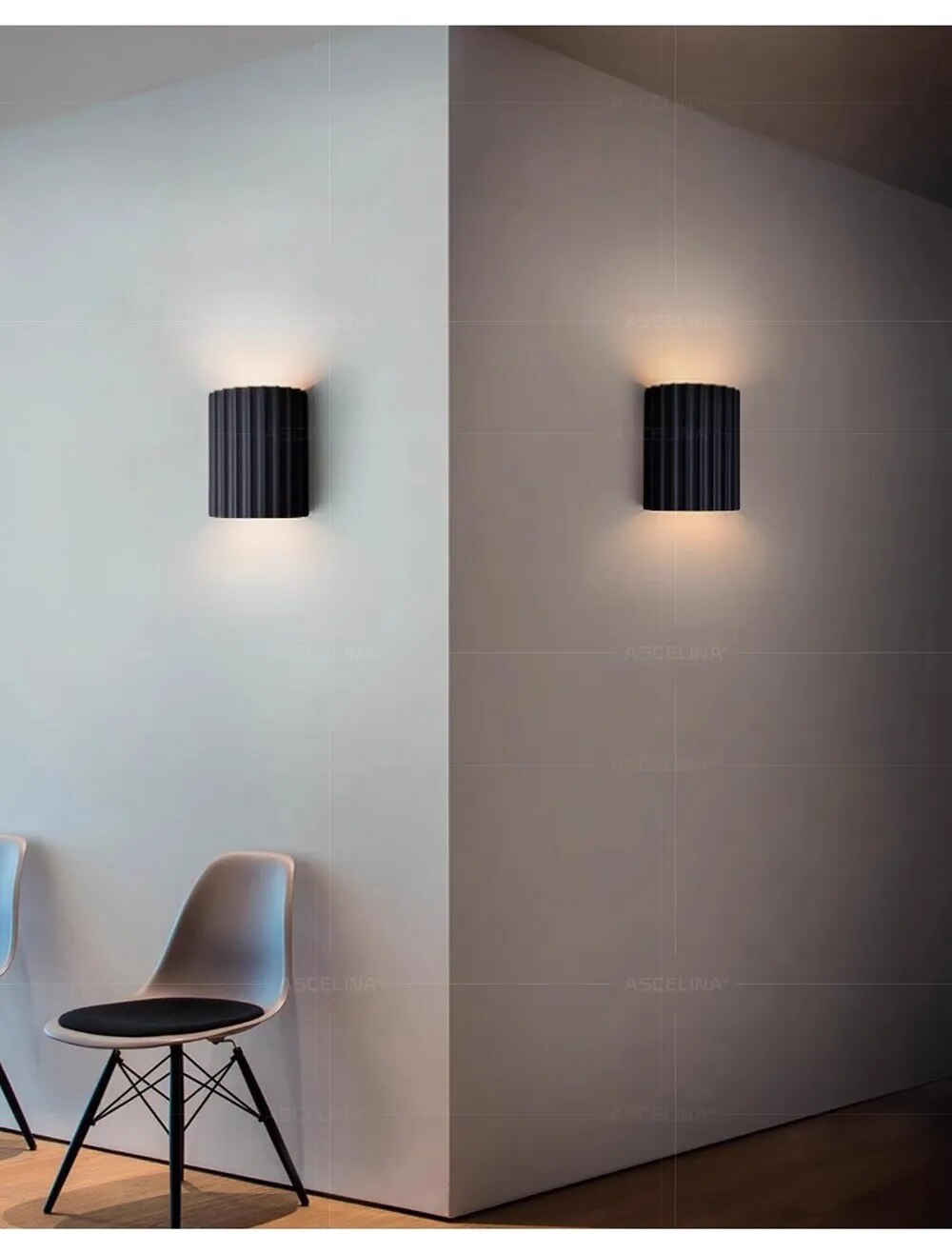 Moderne Væglampe i Harpiks Design
