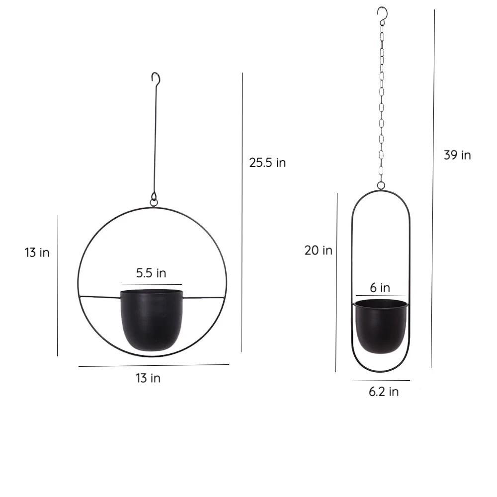 Moderne Vægplanteholder Minimalistisk Design