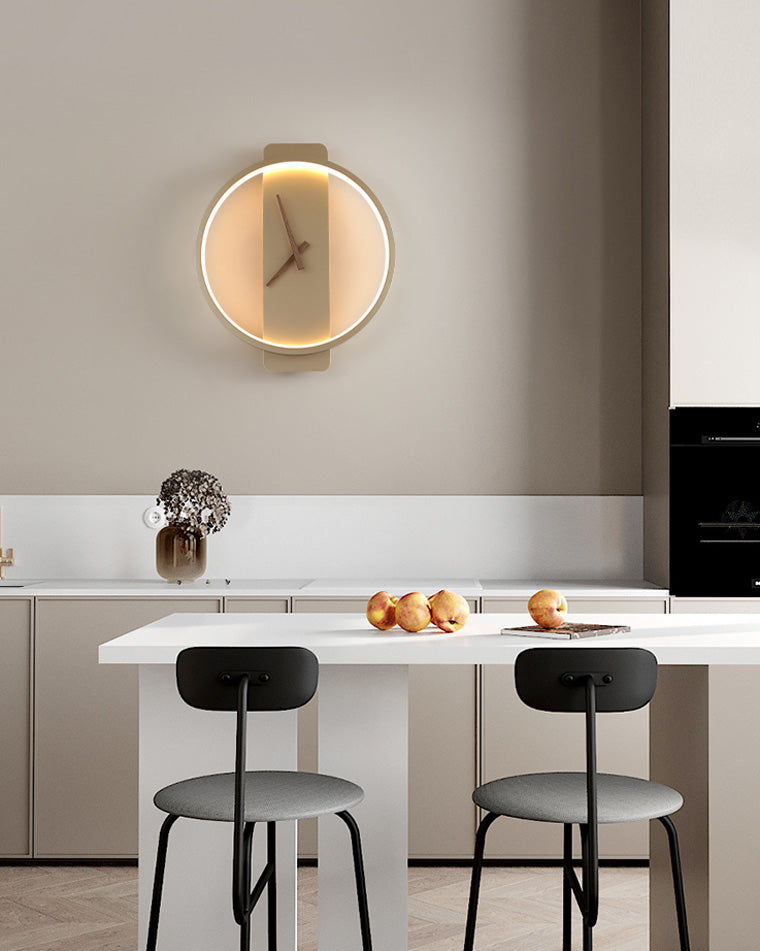 Moderne Vægur med LED-lys