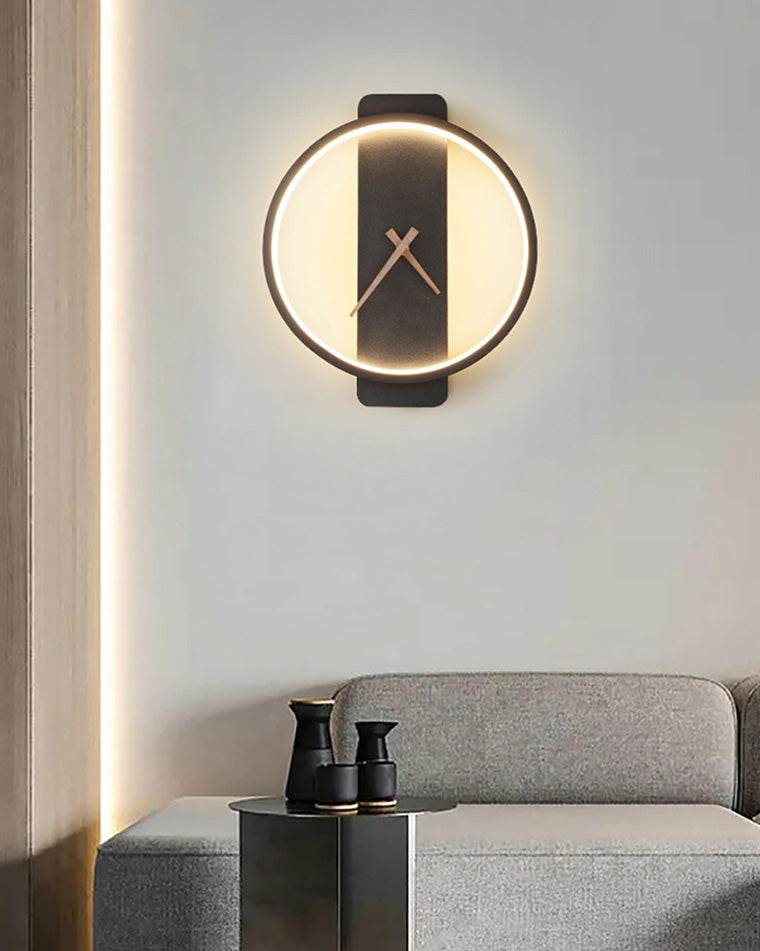 Moderne Vægur med LED-lys
